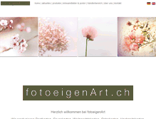 Tablet Screenshot of fotoeigenart.ch